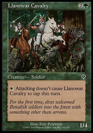 画像1: 【日本語版】ラノワールの騎兵隊/Llanowar Cavalry (1)