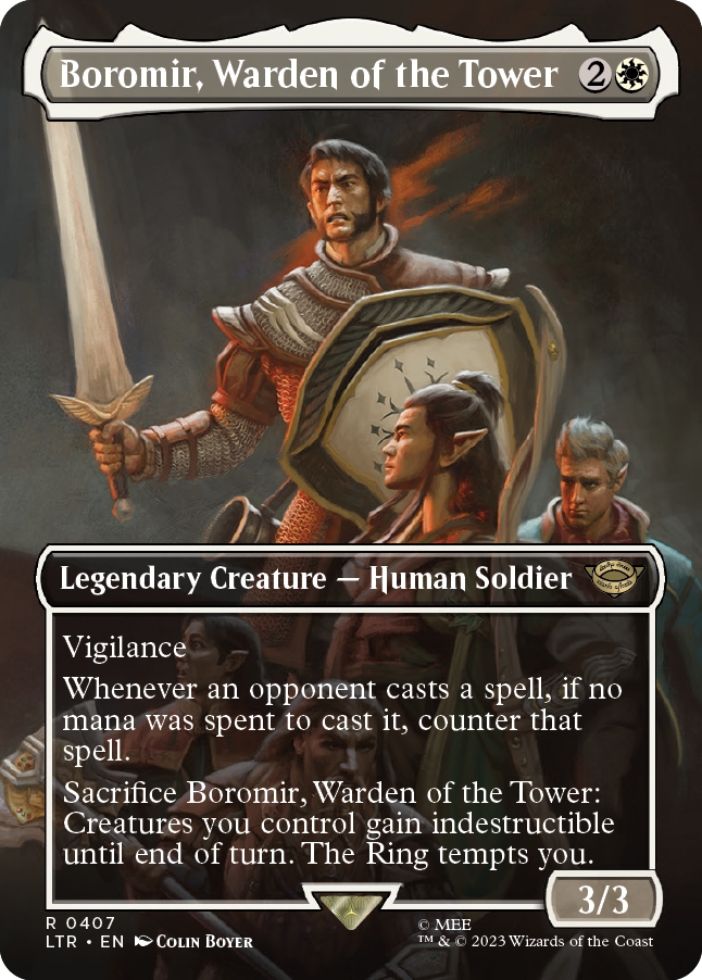 画像1: 『Foil』『ボーダーレス』『英語版』塔の長官、ボロミア/Boromir, Warden of the Tower (1)