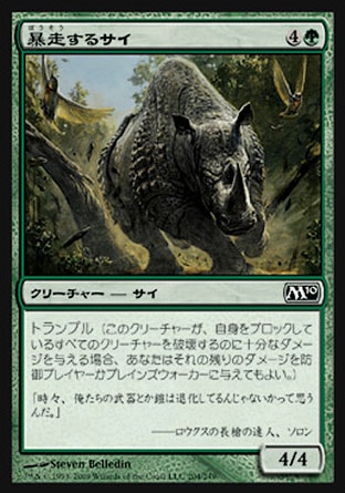 画像1: 【日本語版】暴走するサイ/Stampeding Rhino (1)