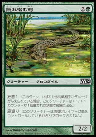 画像1: 【日本語版】隠れ潜む鰐/Lurking Crocodile (1)