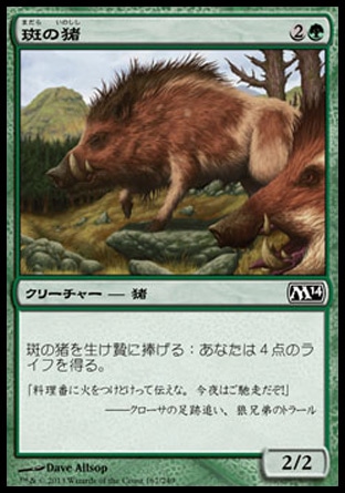 画像1: 【日本語版】斑の猪/Brindle Boar (1)