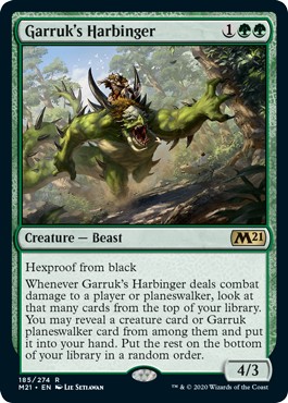 画像1: 『英語版』ガラクの先触れ/Garruk's Harbinger (1)