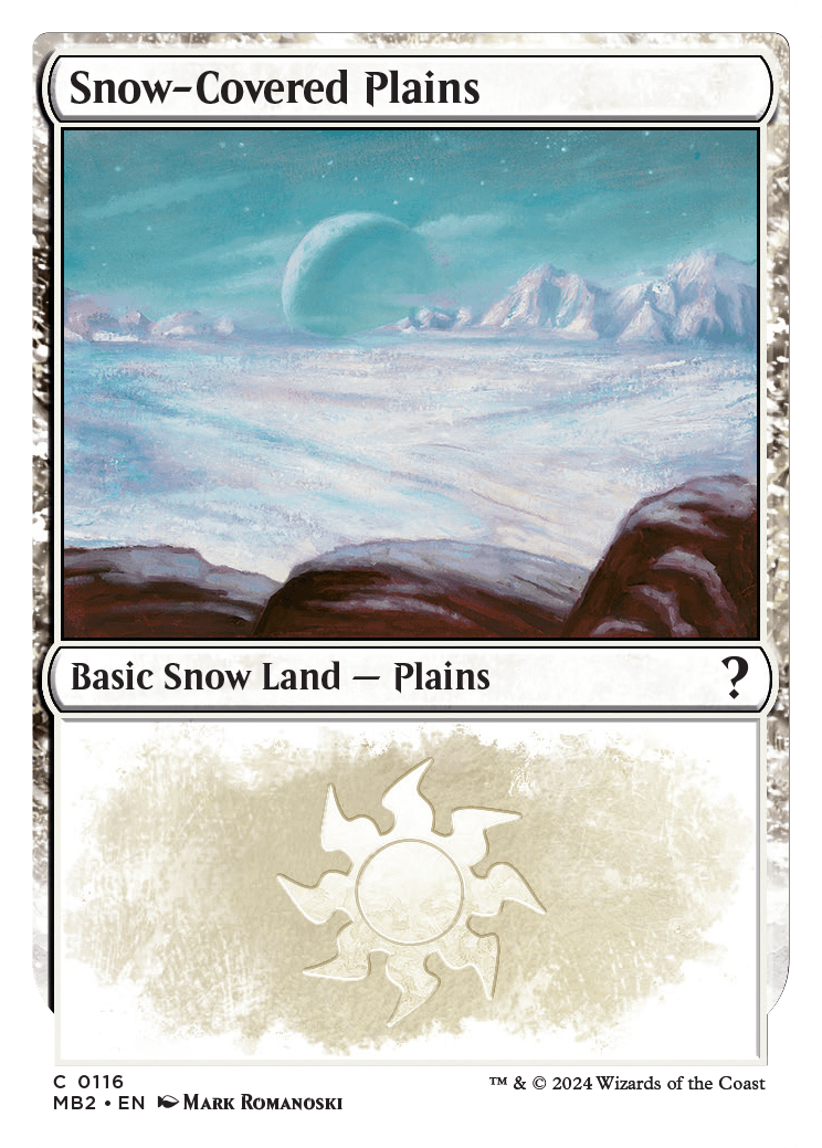 画像1: 『英語版』冠雪の平地/Snow-Covered Plains (1)