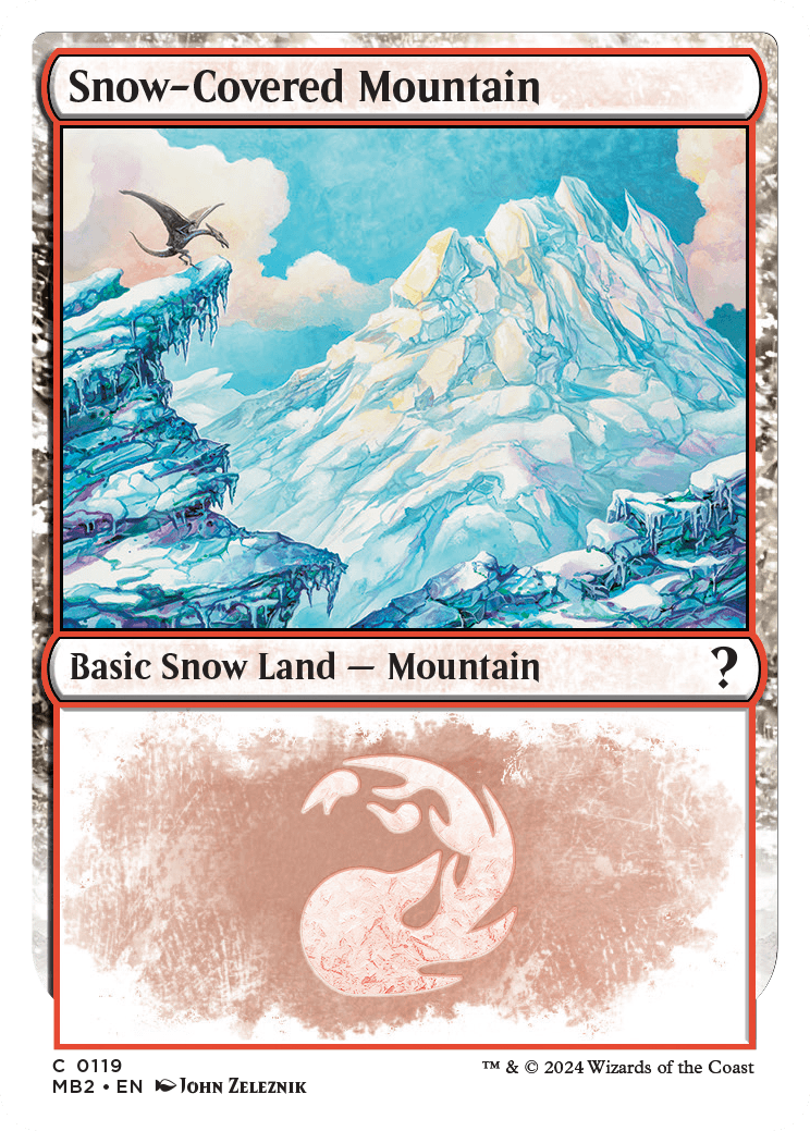 画像1: 『英語版』冠雪の山/Snow-Covered Mountain (1)