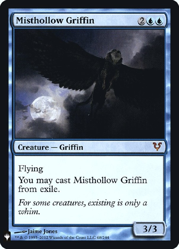 画像1: 『Foil』『英語版』霧虚ろのグリフィン/Misthollow Griffin (1)