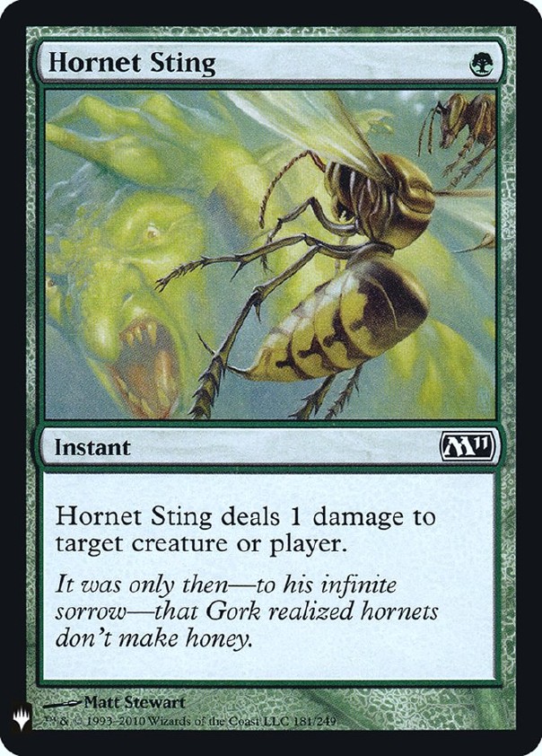 画像1: 『Foil』『英語版』スズメバチの一刺し/Hornet Sting (1)