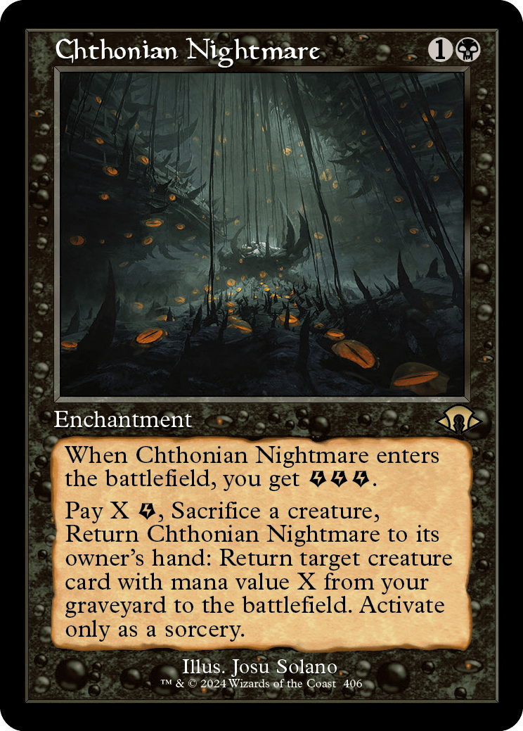 画像1: 『旧枠』『英語版』黄泉帰る悪夢/Chthonian Nightmare (1)
