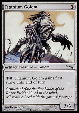 画像1: 『英語版』チタンのゴーレム/Titanium Golem (1)