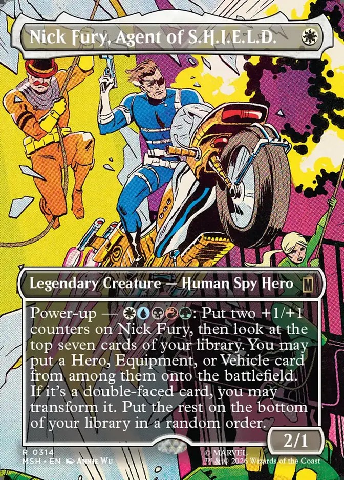 画像1: 『英語版』『ボーダーレス・シーンカード』S.H.I.E.L.D.のエージェント、ニック・フューリー/Nick Fury, Agent of S.H.I.E.L.D. (1)