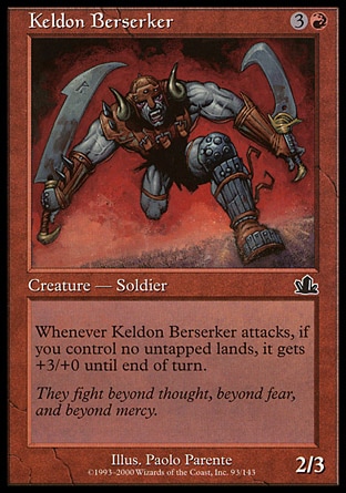 画像1: 【日本語版】ケルドの狂戦士/Keldon Berserker (1)