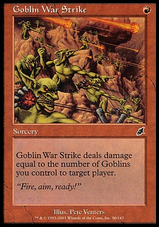 画像1: 【日本語版】ゴブリンの集中攻撃/Goblin War Strike (1)