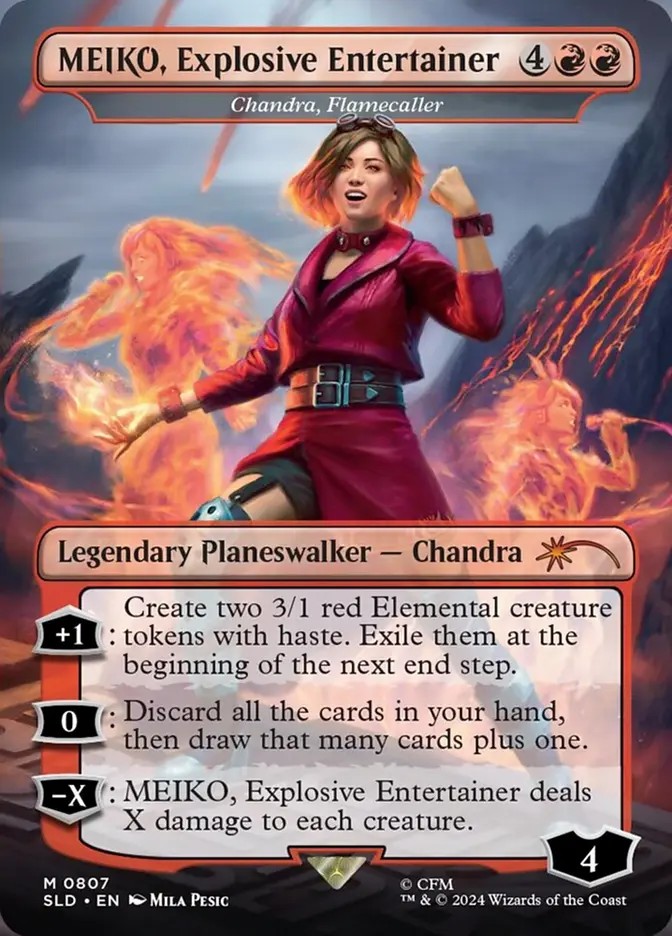 画像1: 『英語版』『ボーダーレス』爆発的エンターテイナー、MEIKO/MEIKO, Explosive Entertainer/炎呼び、チャンドラ/Chandra, Flamecaller (1)