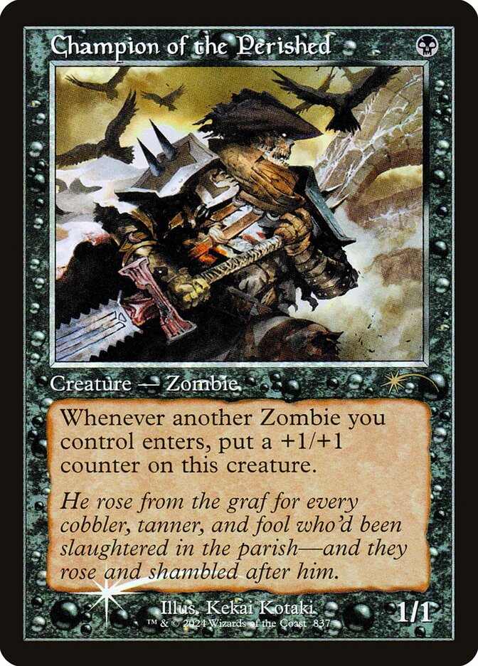 画像1: 『Foil』『旧枠』『英語版』滅びし者の勇者/Champion of the Perished (1)