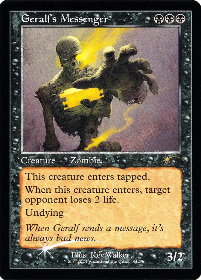 画像1: 『Foil』『英語版』ゲラルフの伝書使/Geralf's Messenger (1)