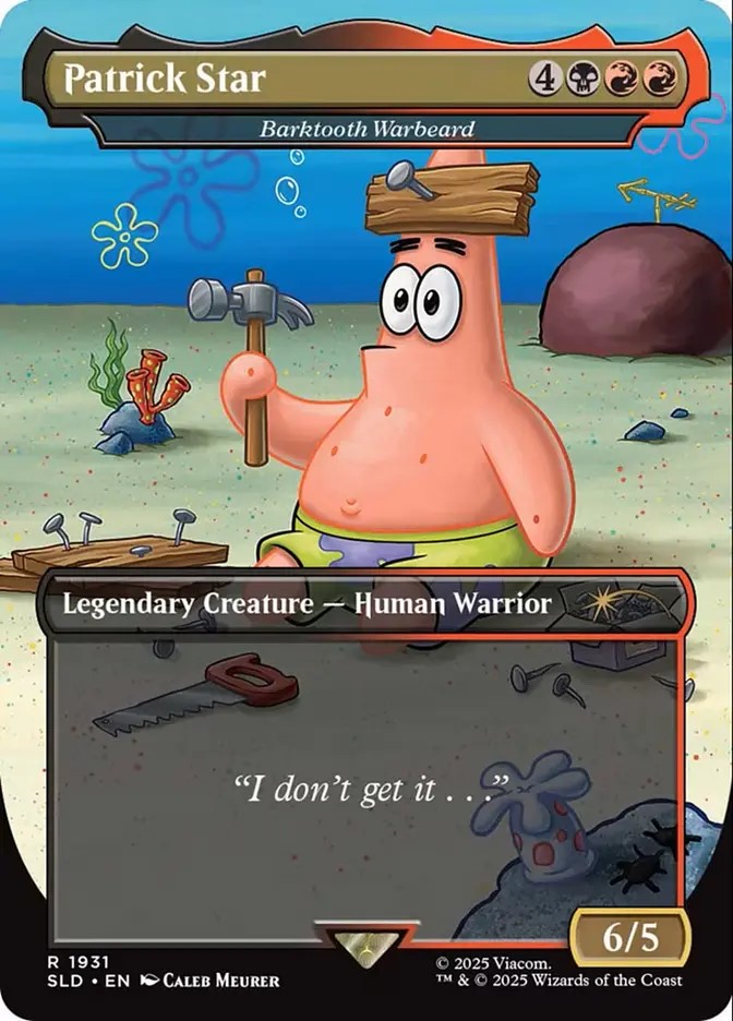 画像1: 『英語版』Patrick Star/Barktooth Warbeard (1)