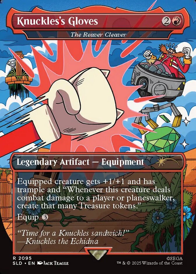 画像1: 『Foil』『英語版』『Knuckles's Gloves』肉裂きの大包丁/The Reaver Cleaver (1)