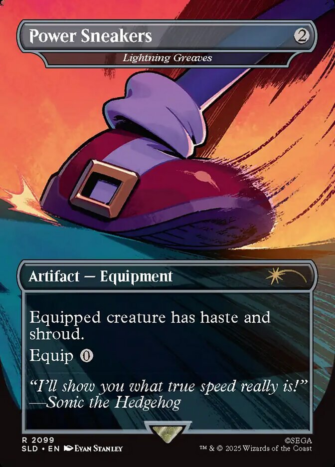 画像1: 『Foil』『英語版』『Power Sneakers』稲妻のすね当て/Lightning Greaves (1)