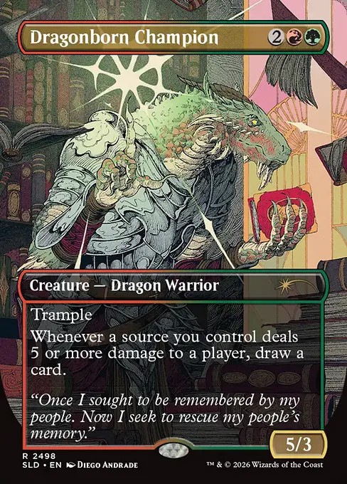 画像1: 『英語版』ドラゴンボーンの勇者/Dragonborn Champion (1)