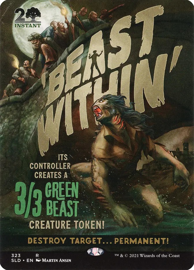 画像1: 『Foil』『英語版』内にいる獣/Beast Within (1)
