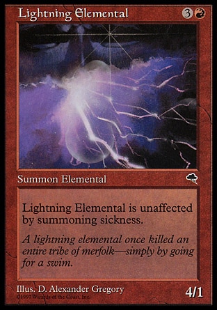 画像1: 『英語版』稲妻の精霊/Lightning Elemental (1)