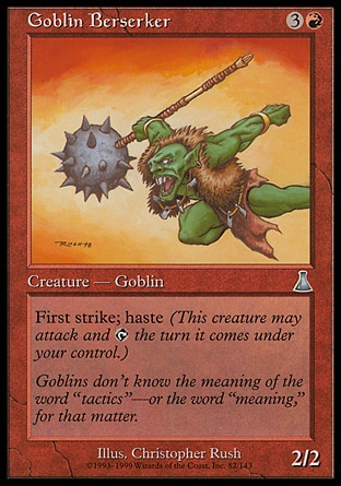 画像1: 『英語版』ゴブリンの狂戦士/Goblin Berserker (1)
