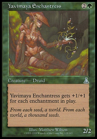 画像1: 『英語版』ヤヴィマヤの女魔術師/Yavimaya Enchantress (1)