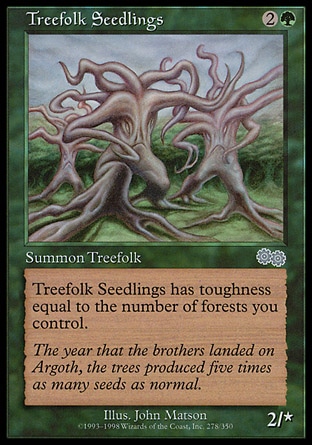 画像1: 【日本語版】ツリーフォークの若木/Treefolk Seedlings (1)