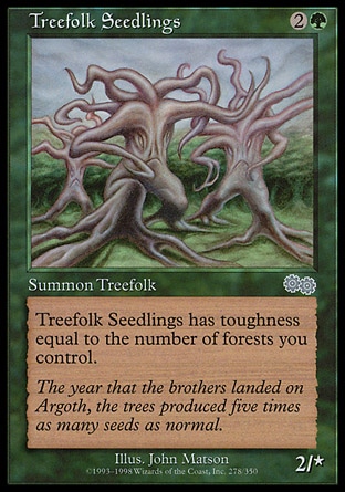 画像1: 『英語版』ツリーフォークの若木/Treefolk Seedlings (1)