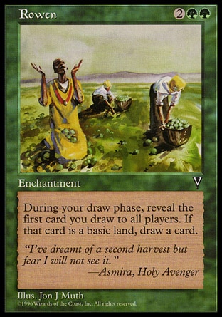 Foil】二度目の収穫/Rowen[7ED]（黒枠）日本語 | hartwellspremium.com