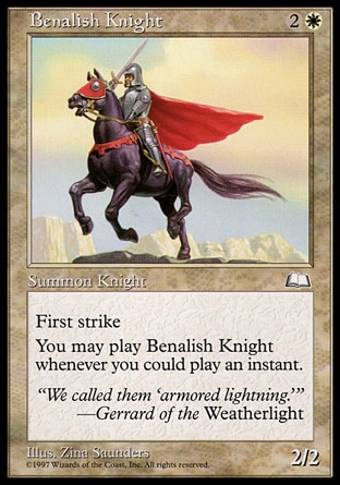 画像1: 『英語版』ベナリアの騎士/Benalish Knight (1)