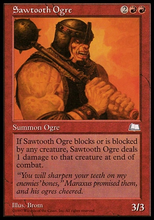 画像1: 『英語版』鋸歯のオーガ/Sawtooth Ogre (1)
