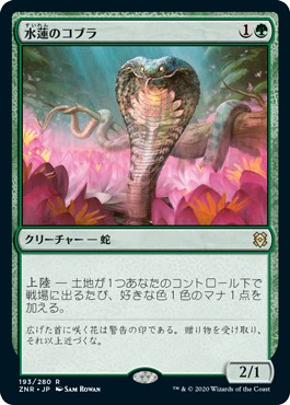 画像1: 【日本語版】水蓮のコブラ/Lotus Cobra (1)